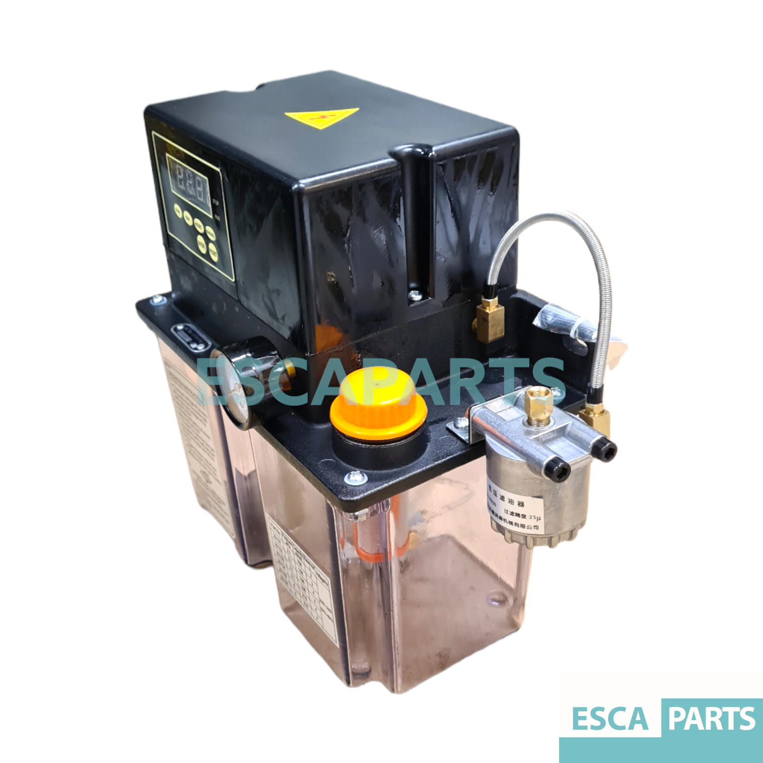 Oil pump display for lubrication of chain-1