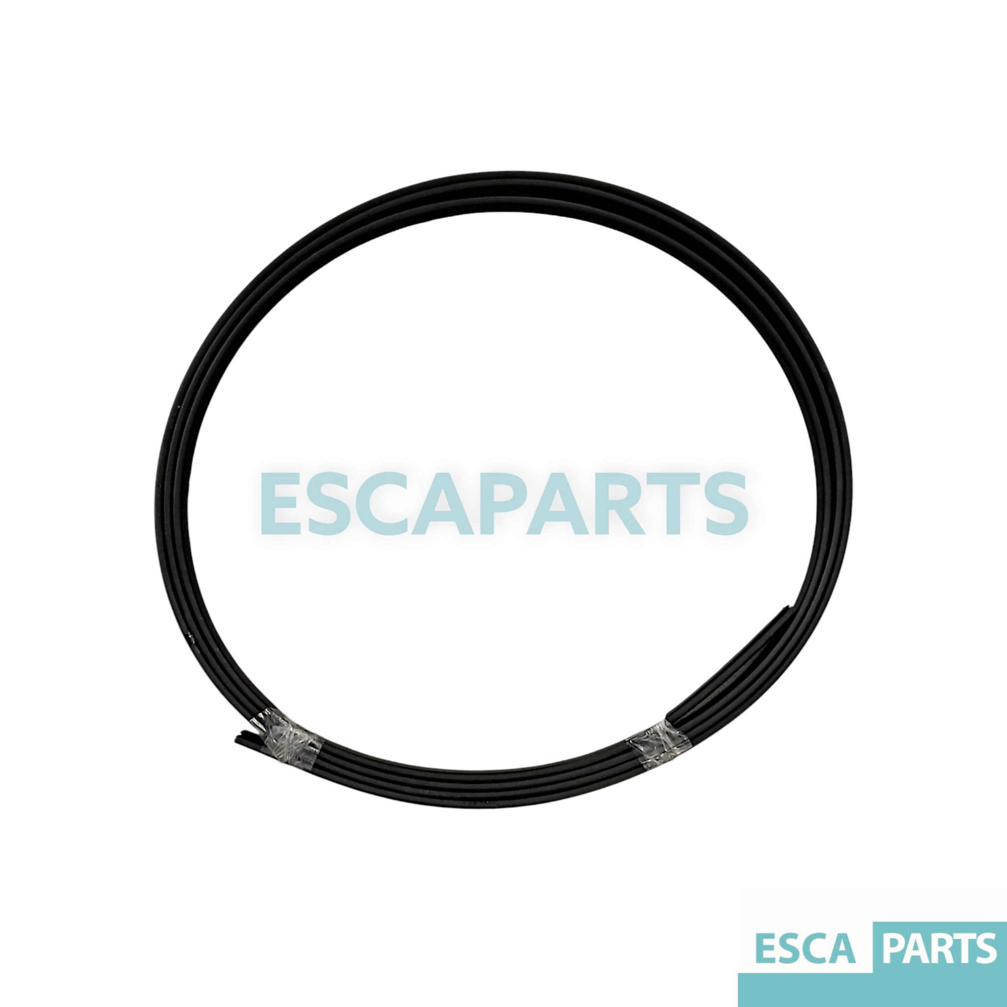 Rubber clamping strip 6m for glass balustrade/base compatible with Schindler-1