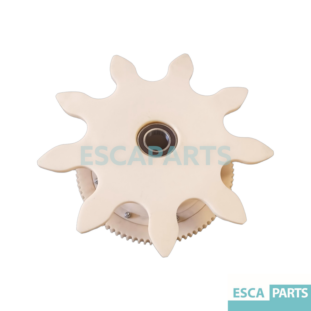 Handrail drive wheel plastic with 9 tooth - Compatible with Otis-1