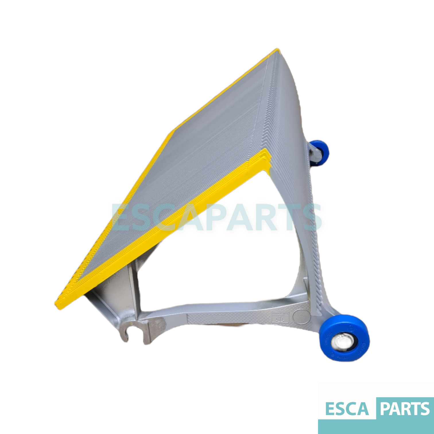 Steps 1000mm 3sides yellow incl rollers 75x24 (sound dampening) for Thyssen-1