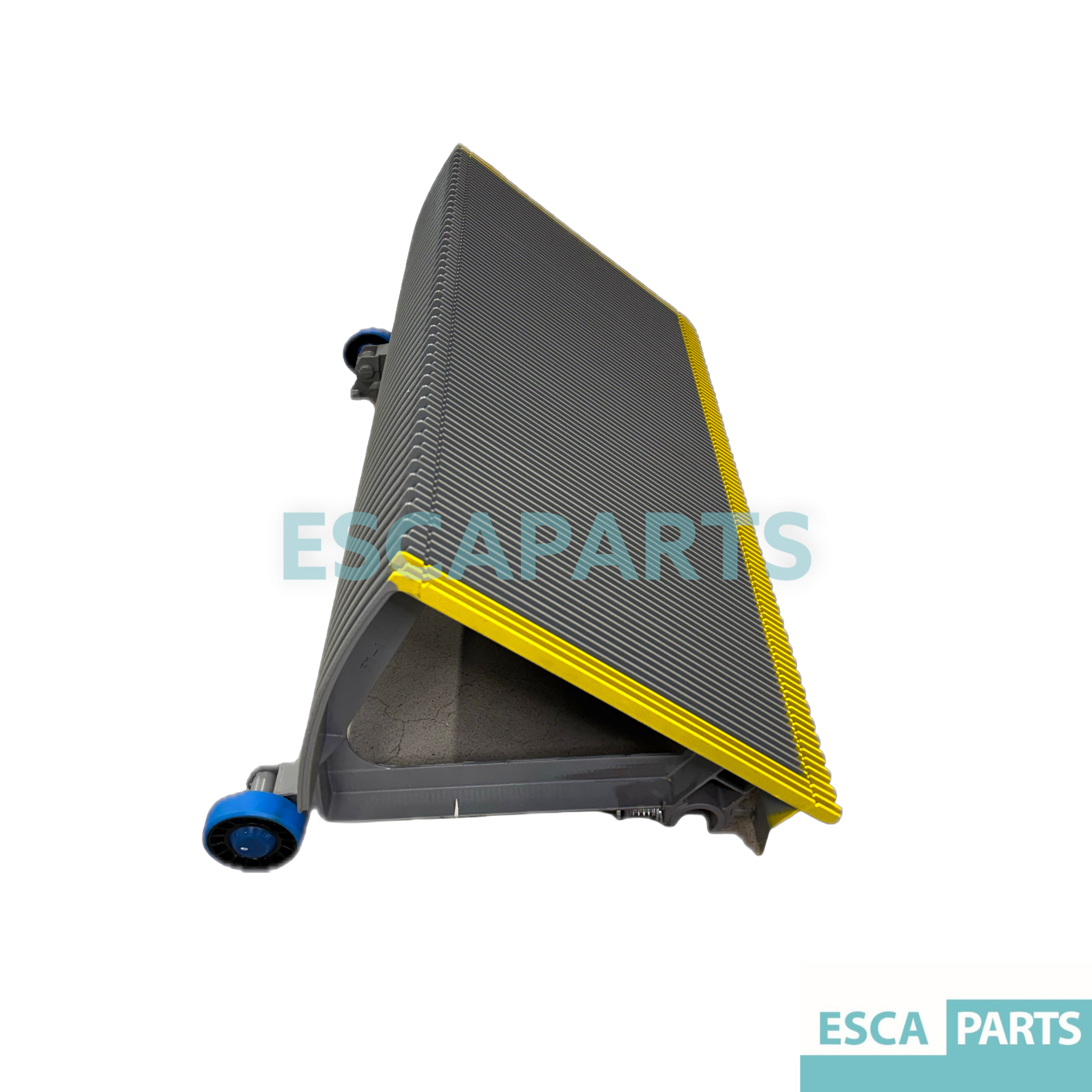 Steps 800mm 3 sides yellow incl rollers 76,2x22 for Otis-1
