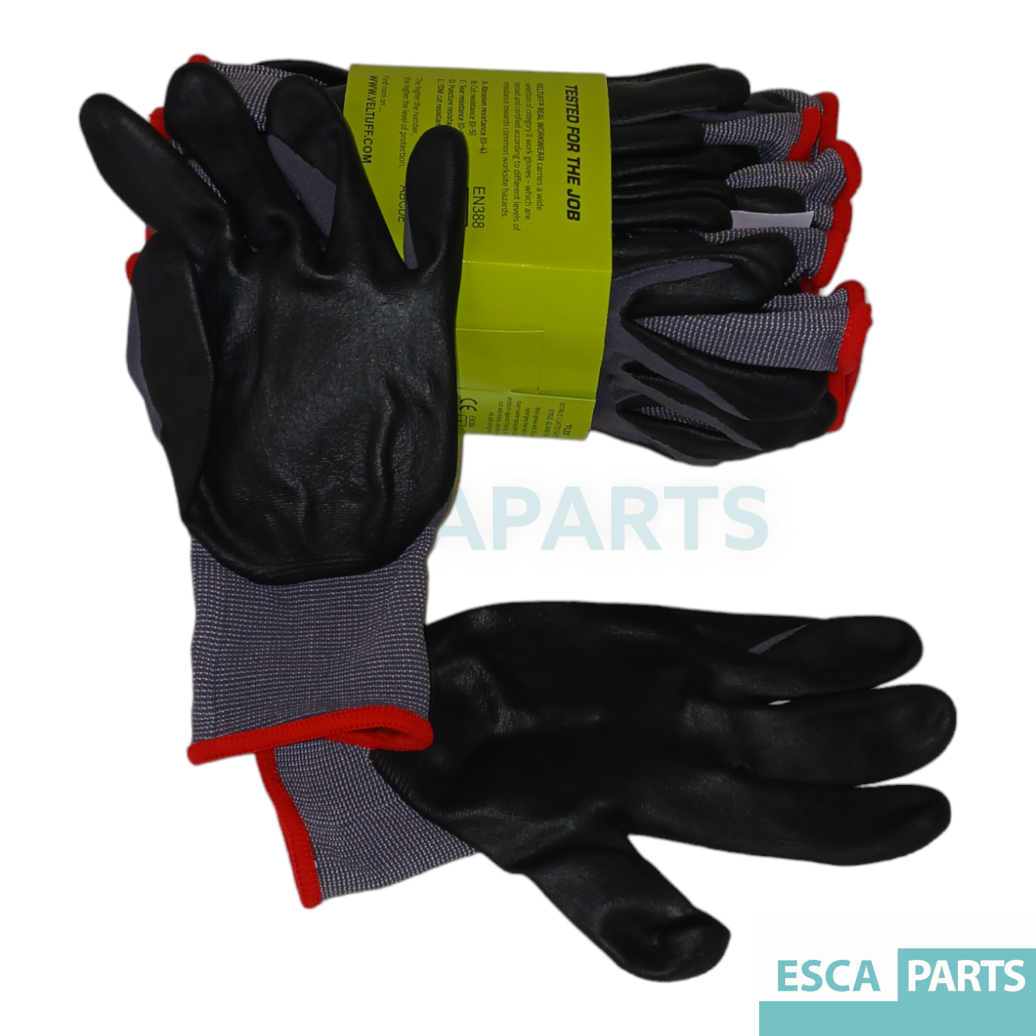 Nitrile Work Gloves Size 8, 12-pack (GL3490-8-STD)-1