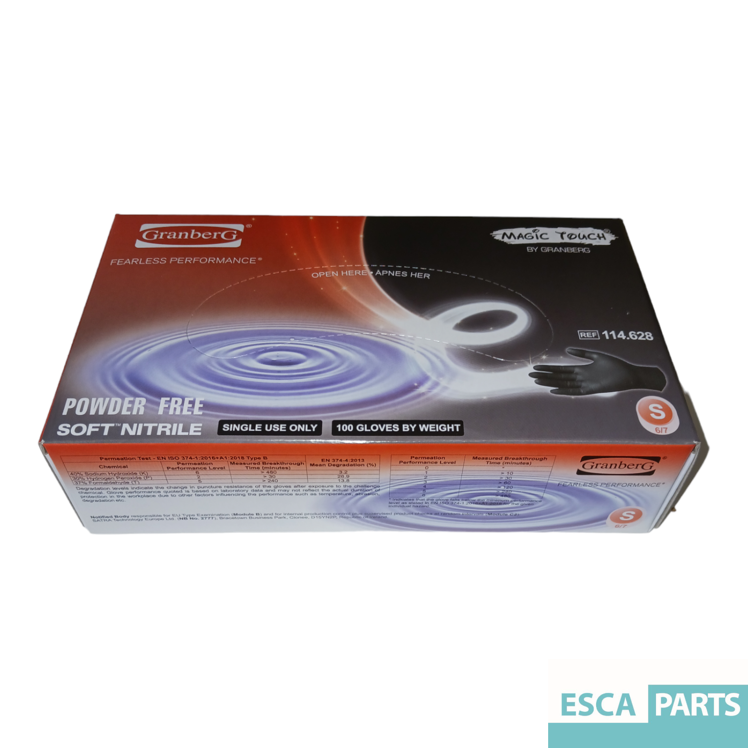 Nitrile Gloves Black S 100-pack-1