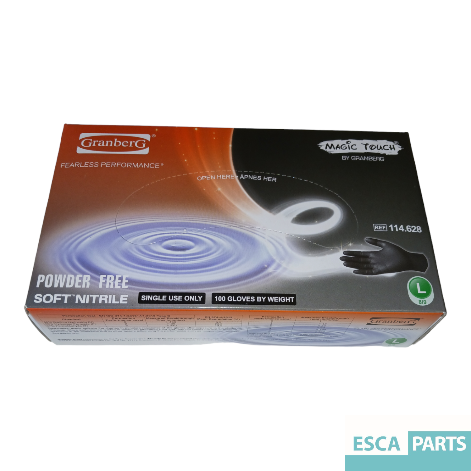 Nitrile Gloves Black L 100-pack-1