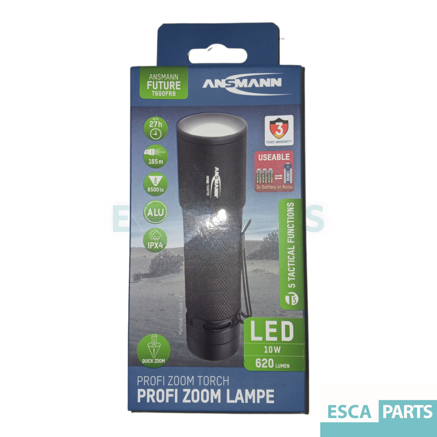 Flashlight 10W 620 lumen-1