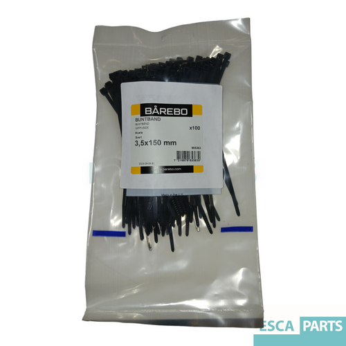 Cable Ties 3.6×140 mm Black 100-pack-2