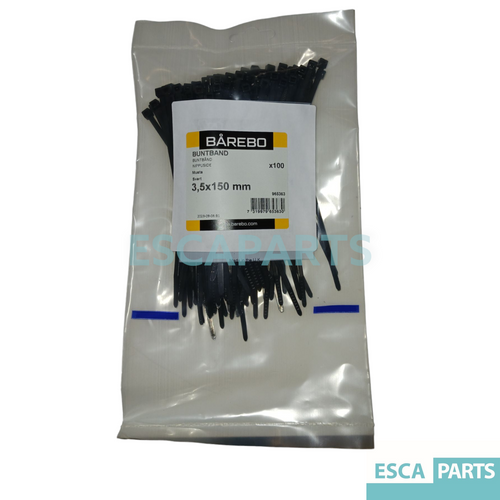 Cable Ties 3.6×140 mm Black 100-pack-1
