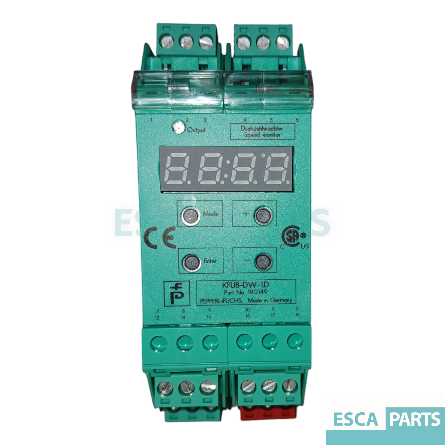 Speed Monitoring Relay 200–230VAC KFU8-DW-1.D – OEM Pepperl+Fuchs-1