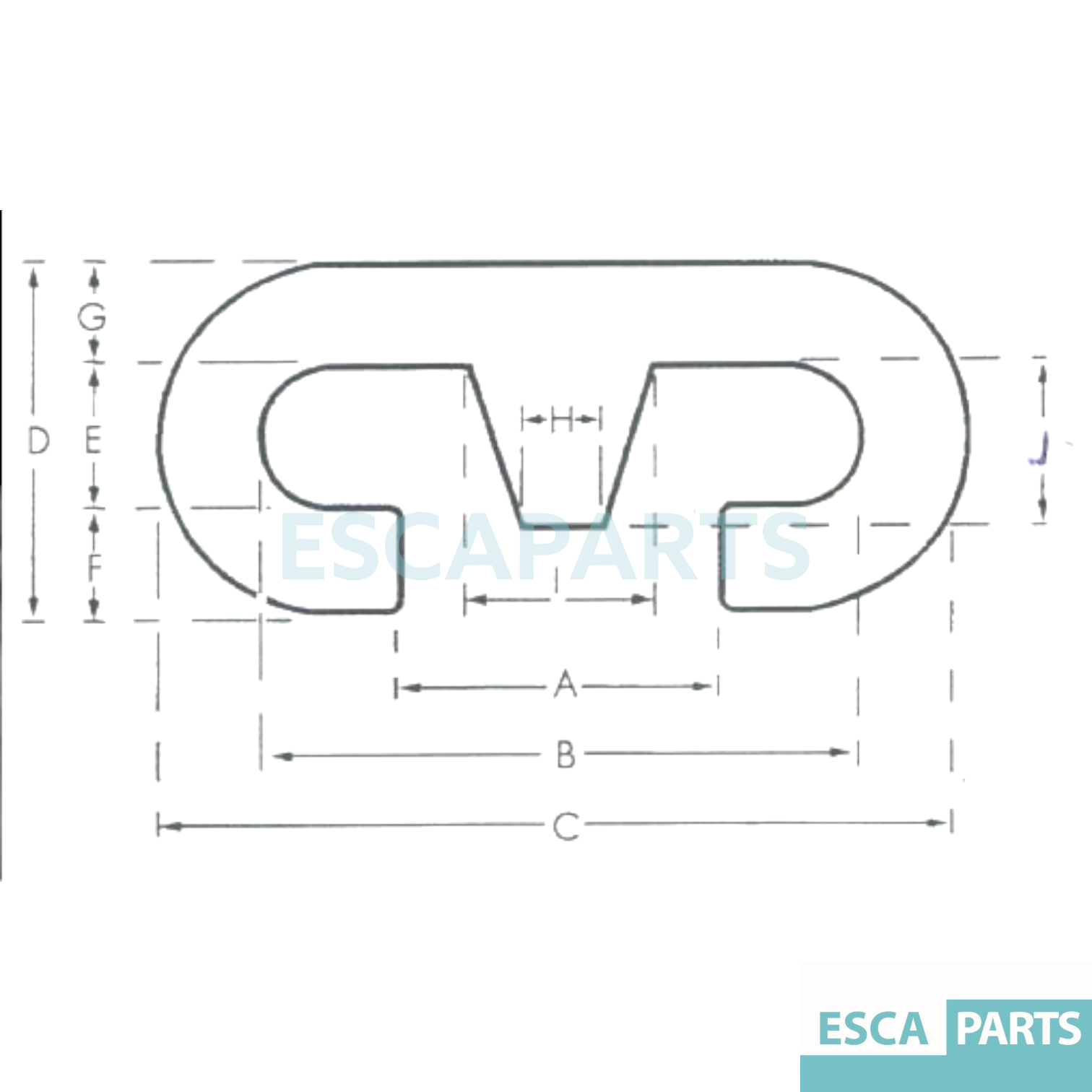 Handrail 1889 Slimline V Shape CSM – compatible with Otis / ThyssenKrupp-1