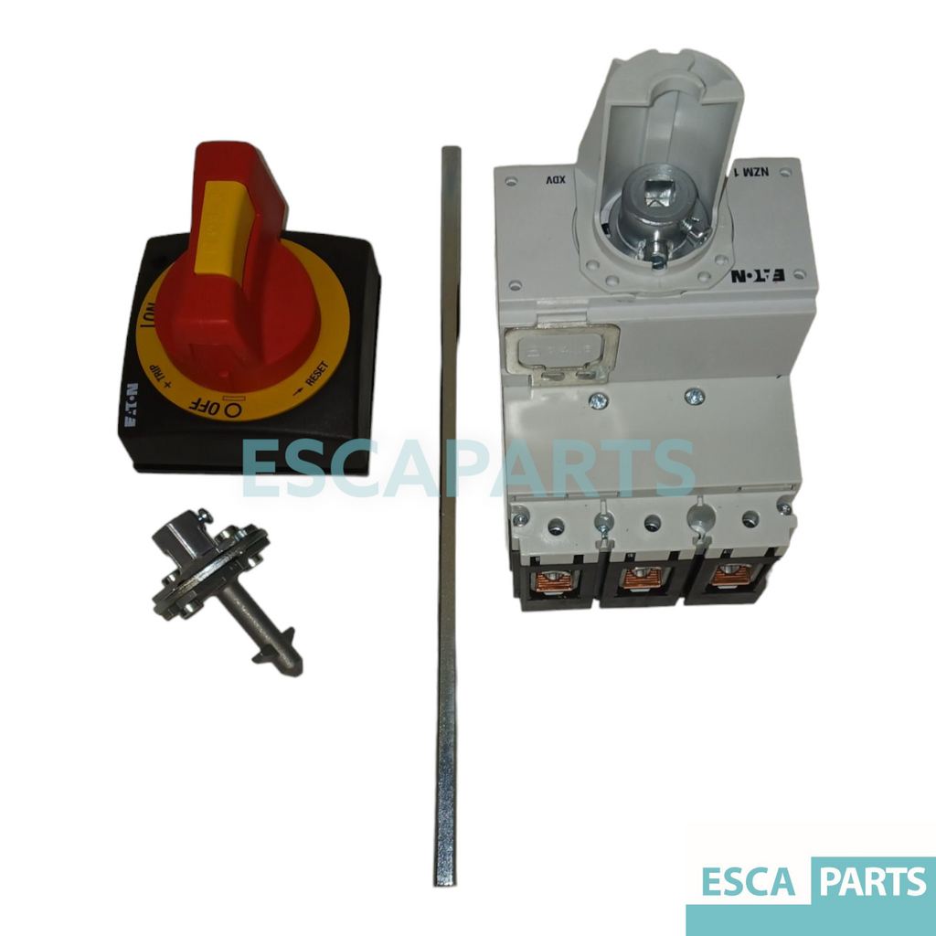 Main Switch 63A 3-pole IP65 red-1