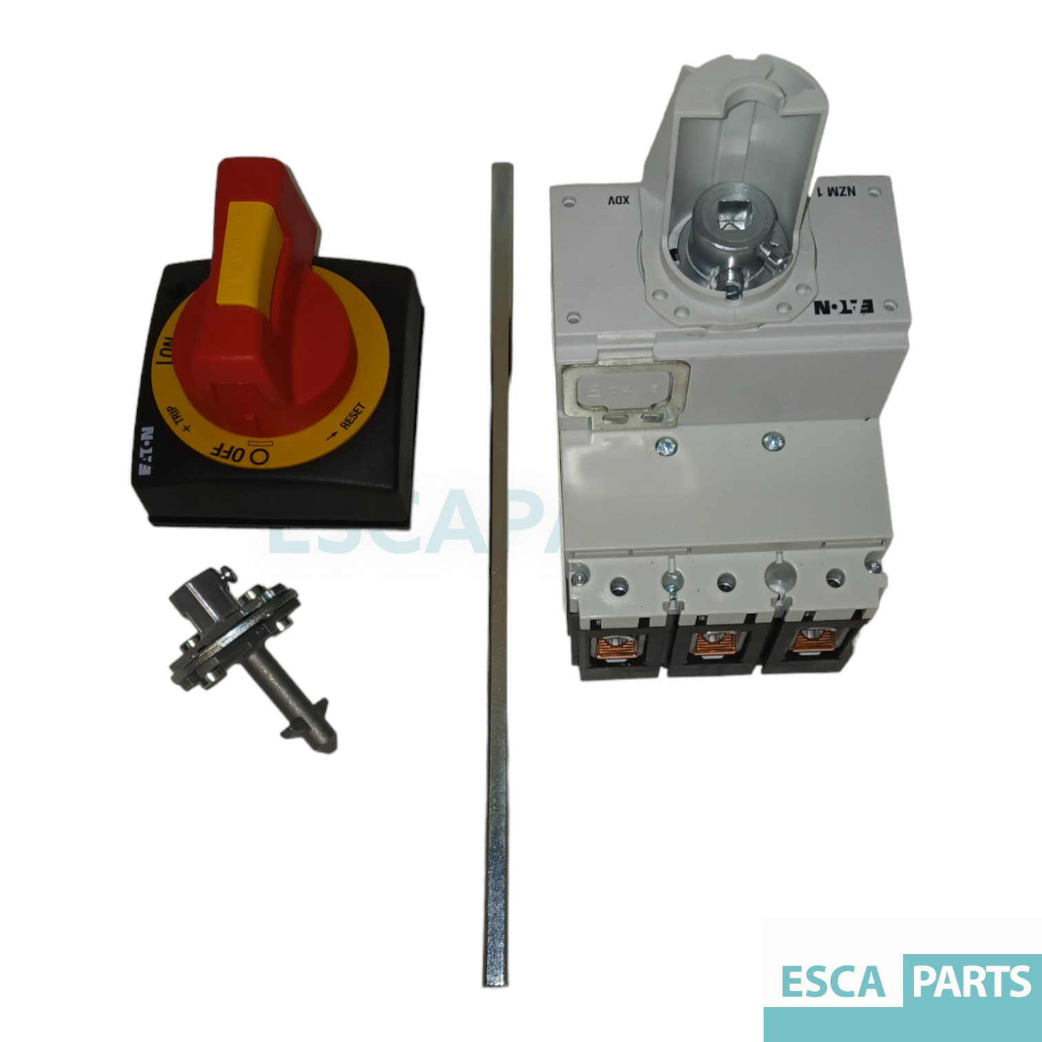 Main Switch 63A 3-pole IP65 red-2