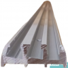 Brush profile straight 3-track aluminum-1