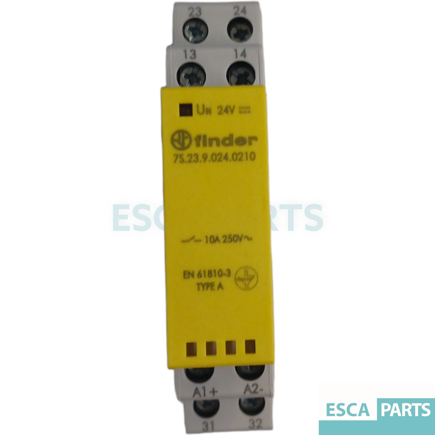 Safety Relay 24V DC 2NO+1NC DIN Rail – Finder-1