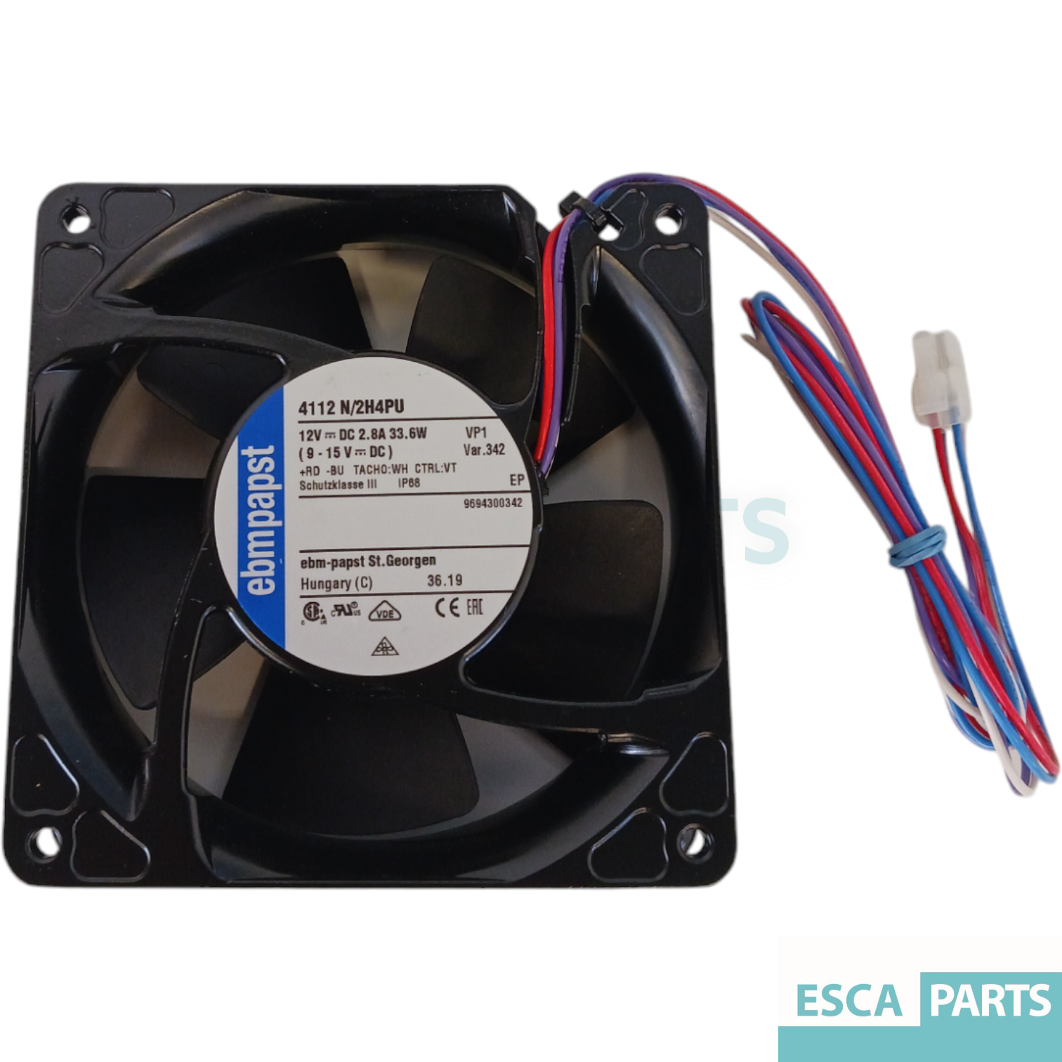 Cooling Fan 12V DC 4112N 119×119×38 mm – Revcon Power Unit-1