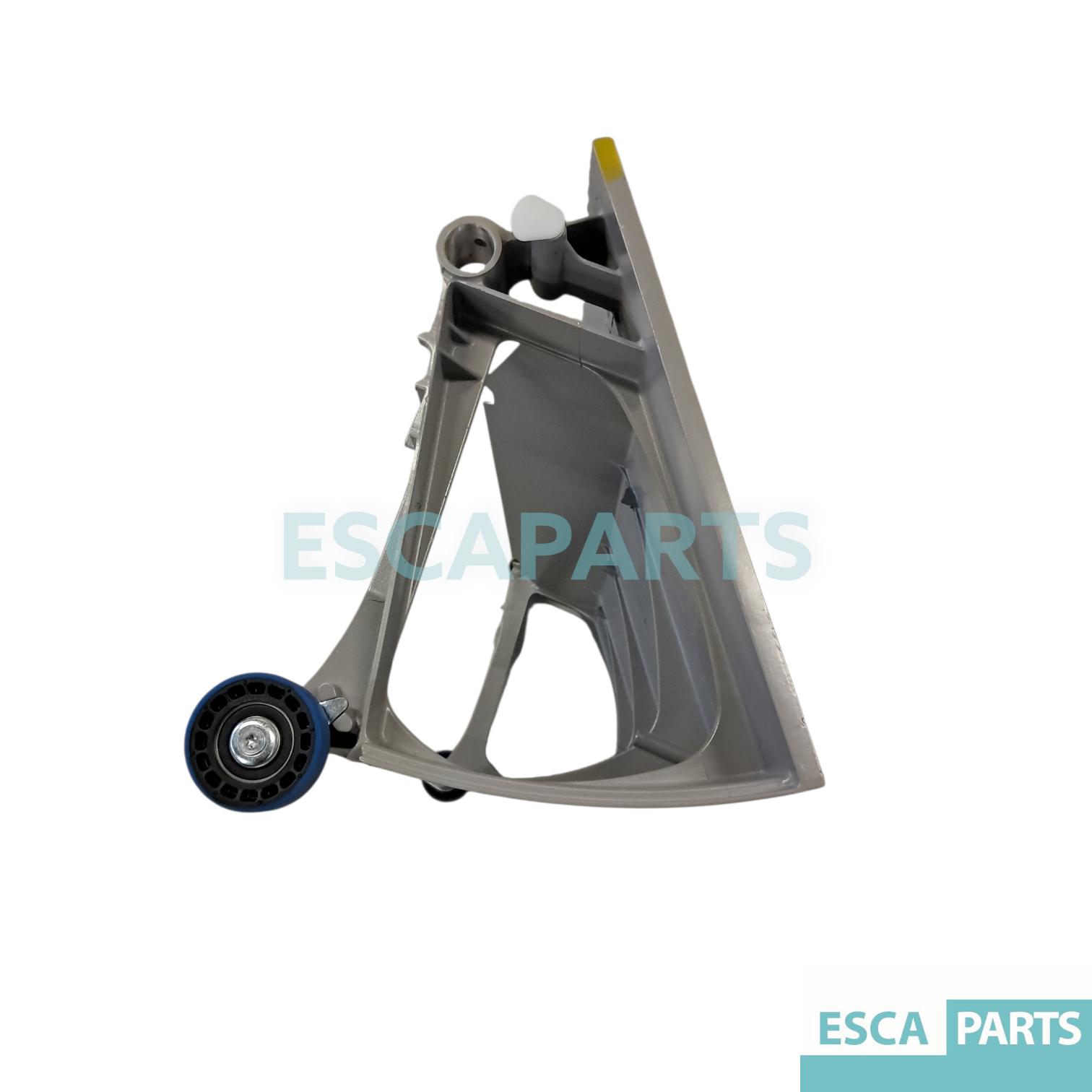 Escalator Step 1000 mm Yellow Demarcation incl. Rollers 76×25 – Compatible with KONE-2