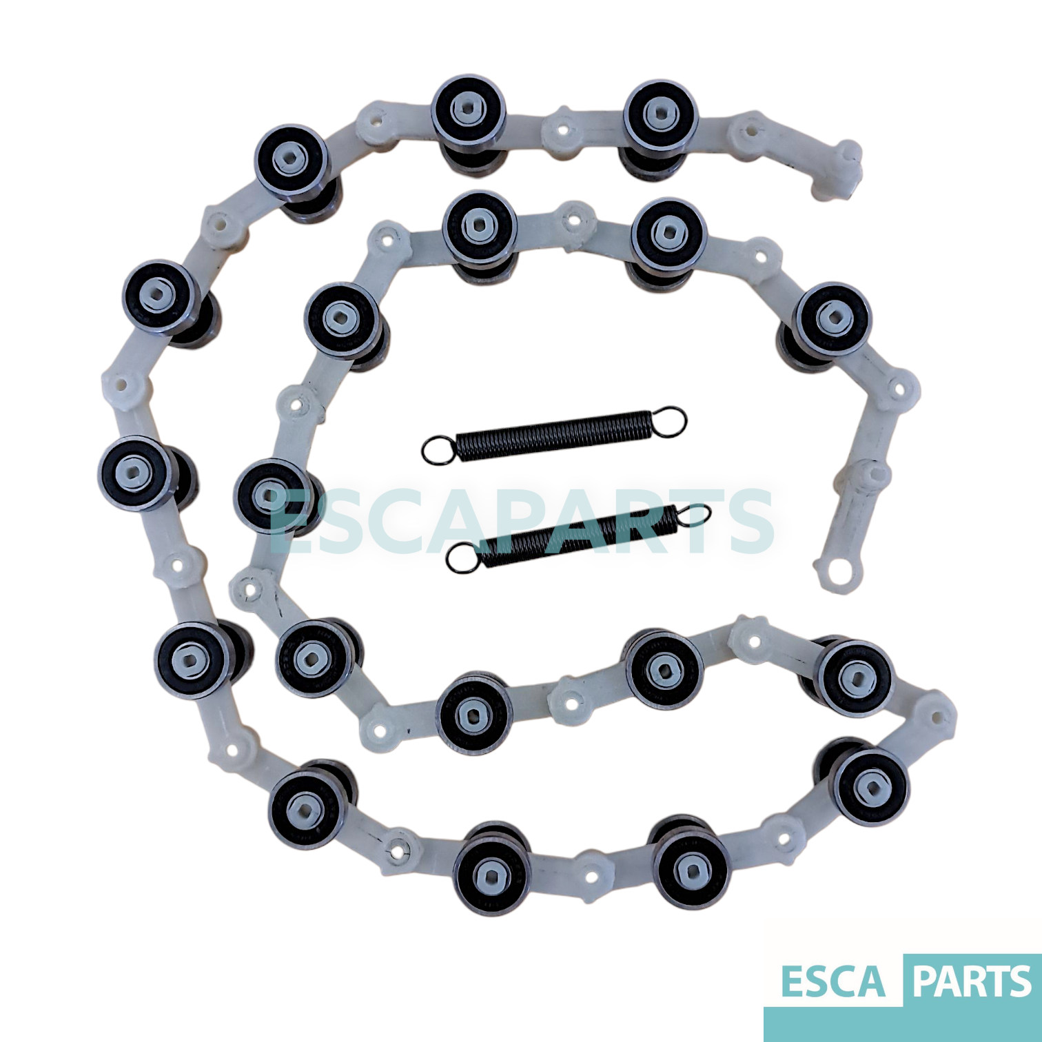 Newel Chain with Springs 19 Bearing Pairs (SCH896208) – compatible with Schindler 9300-1